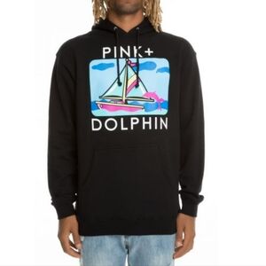 Pink Dolphin THE PORTRAIT ONE HOODIE IN hoodie
